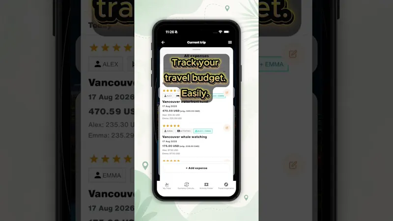 WanderSpend screenshot 1 (video preview)