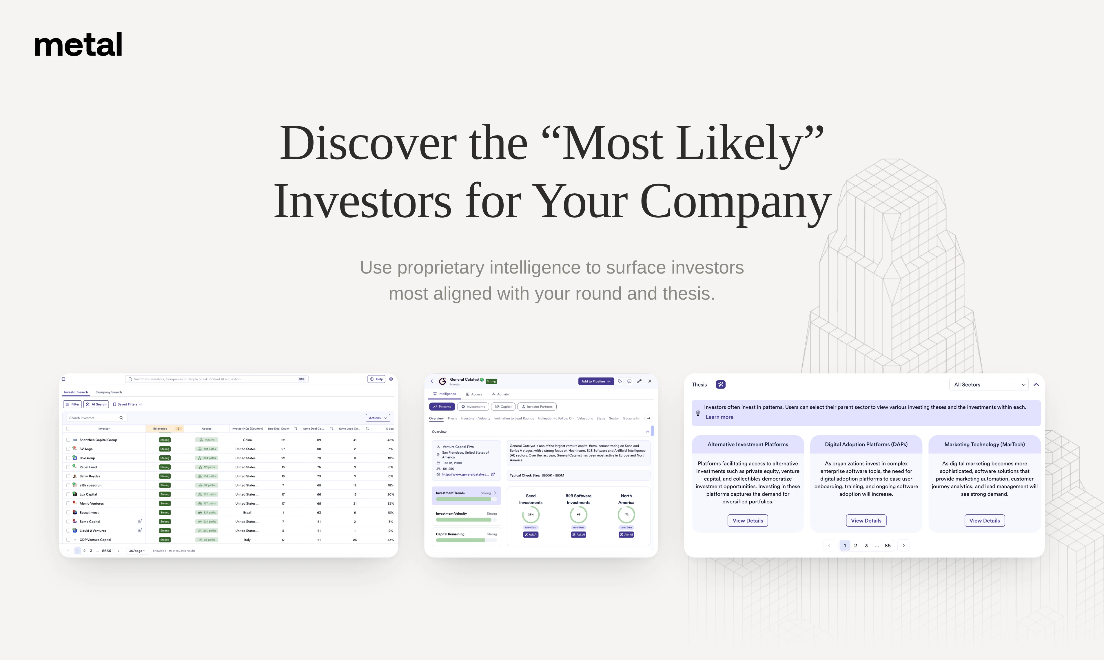 startuptile Metal-AI-driven operating system for raising venture rounds 
