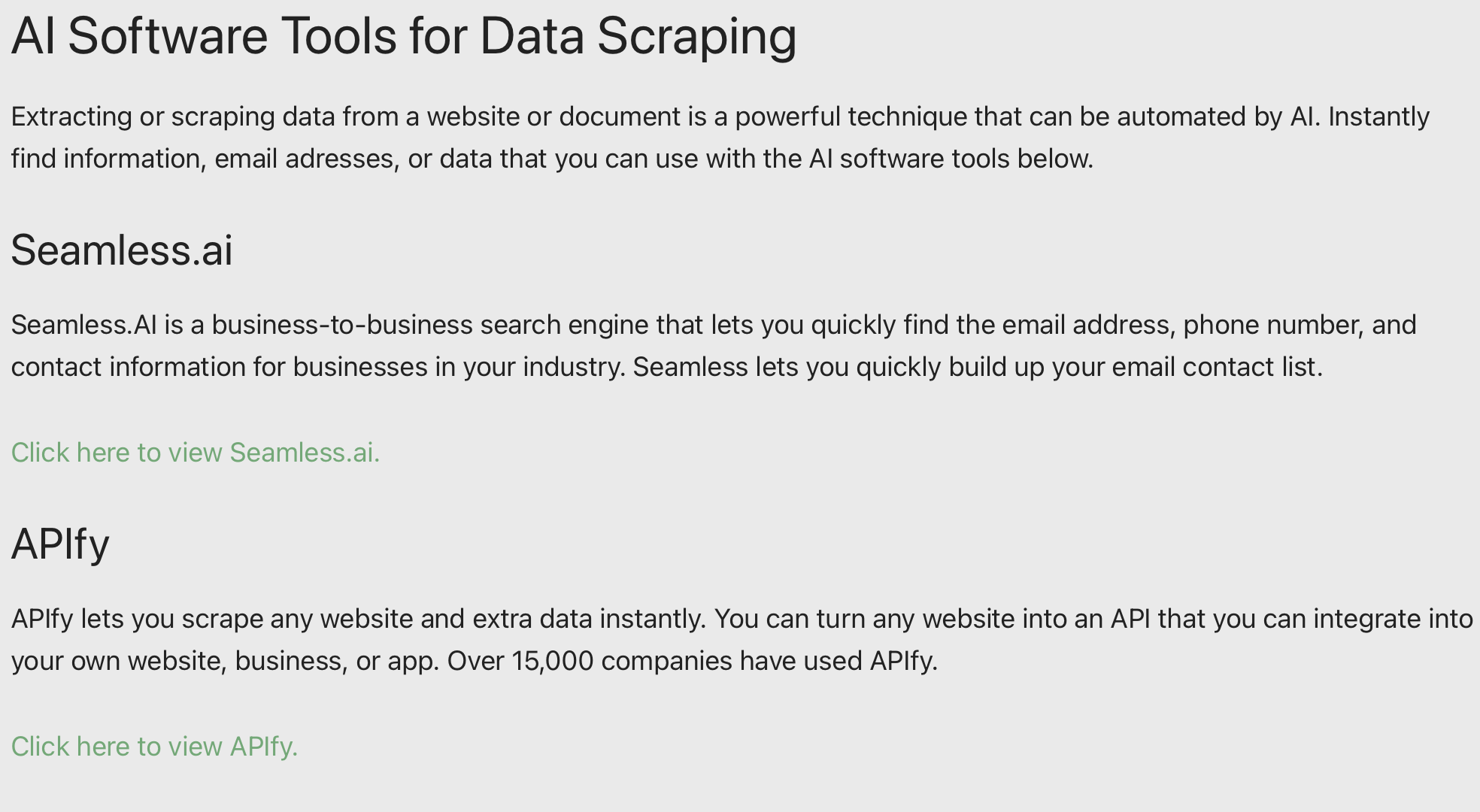 101+ AI Software Tools and Services gallery image