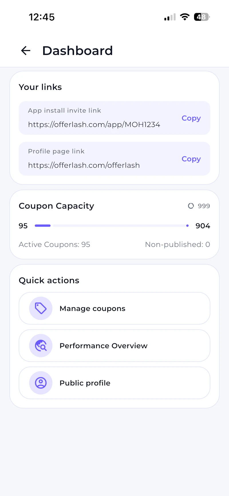 Offerlash screenshot 4