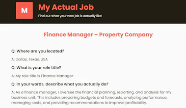 My Actual Job gallery image