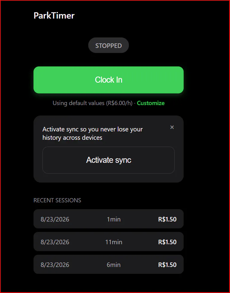 ParkTimer gallery image