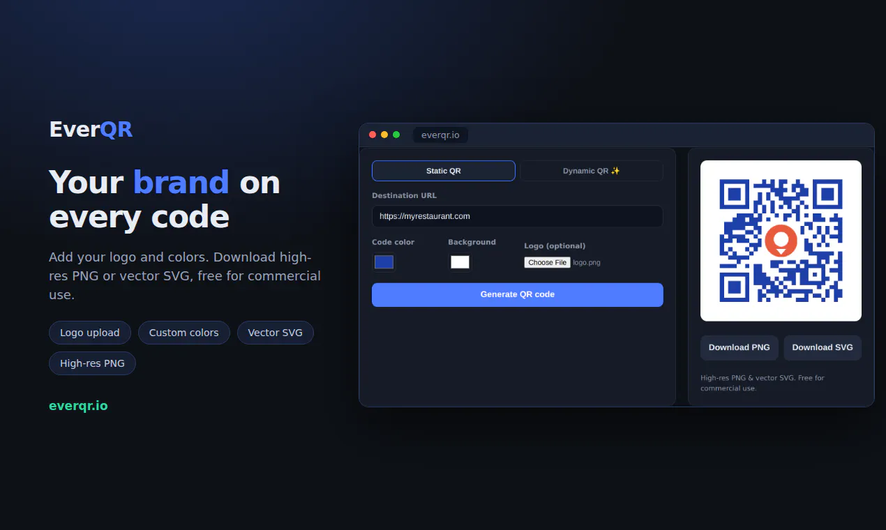 EverQR: Edit QR codes after printing gallery image