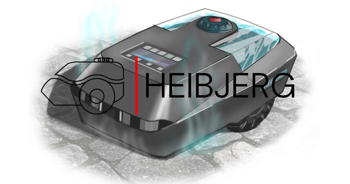 Media Heibjerg |Robot làm cỏ hơi nước - Mệt mỏi vì đốt cỏ dại?Tự động hóa nó bằng robot 1