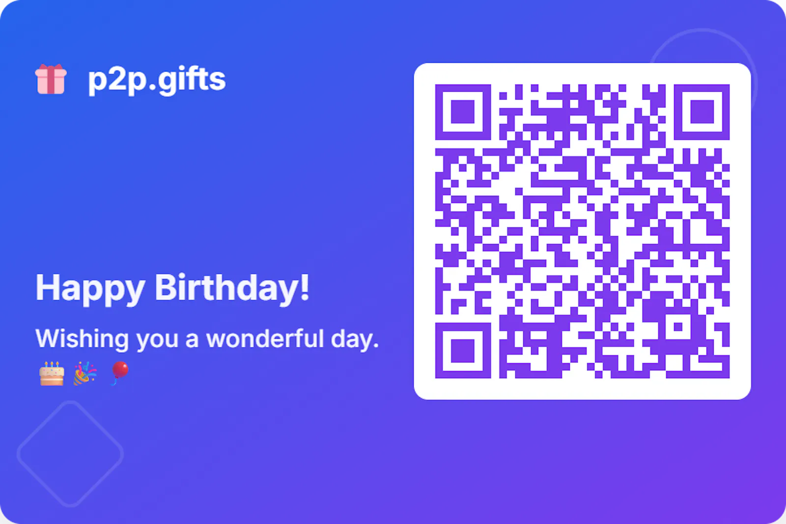 p2p.gifts screenshot 2