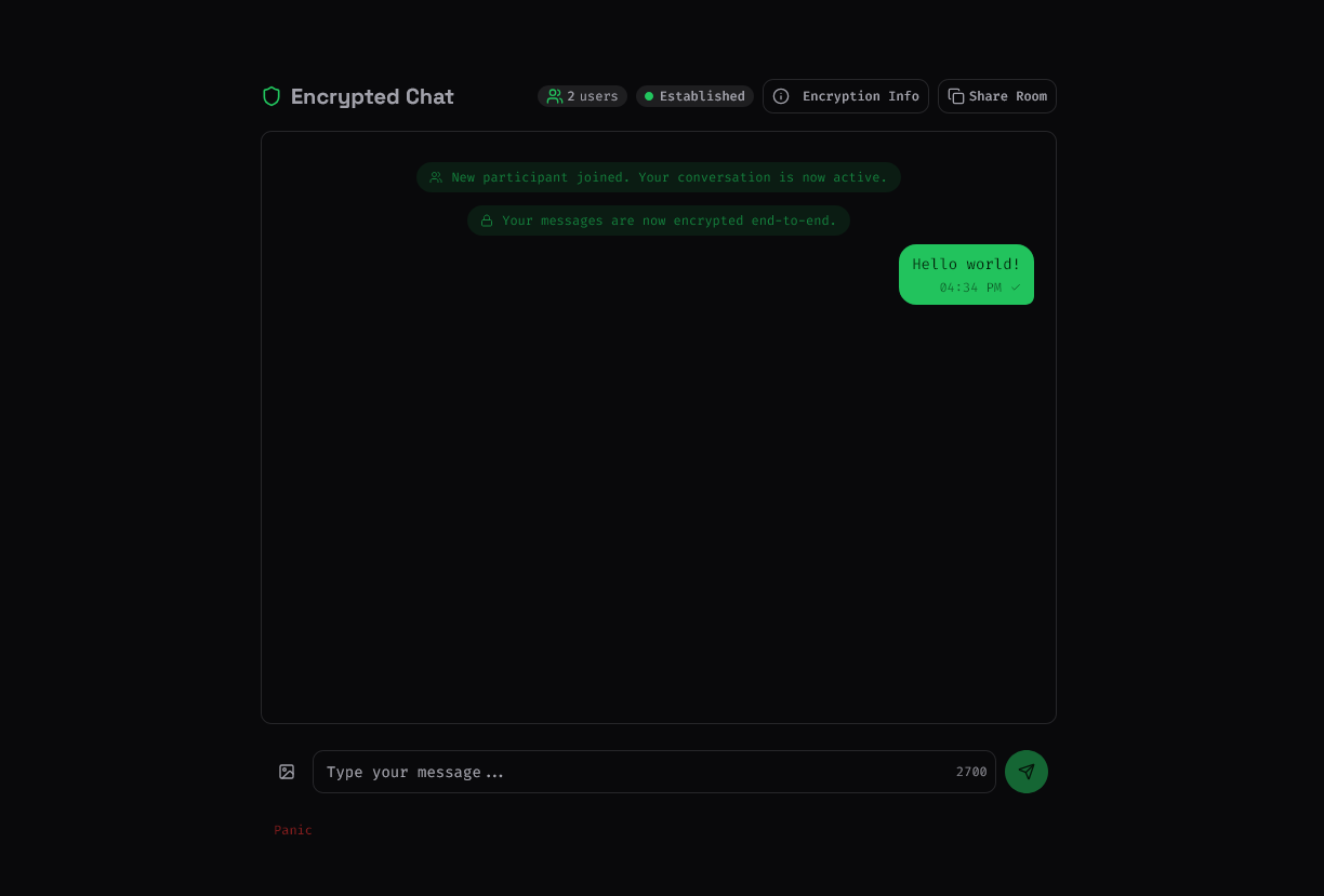 wspr.chat - Veilige end-to-end gecodeerde communicatie media 2