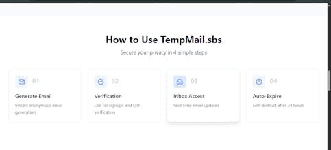 tempary mail gallery image