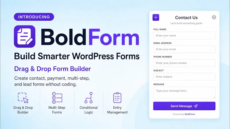 BoldForm screenshot 1 (video preview)