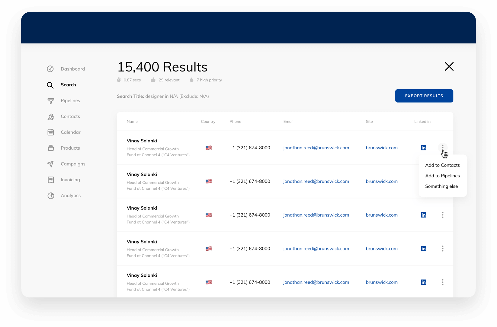 Tapdesk CRM gallery image
