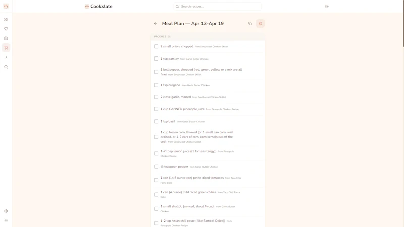 Cookslate — Your recipes. Your way. screenshot 4