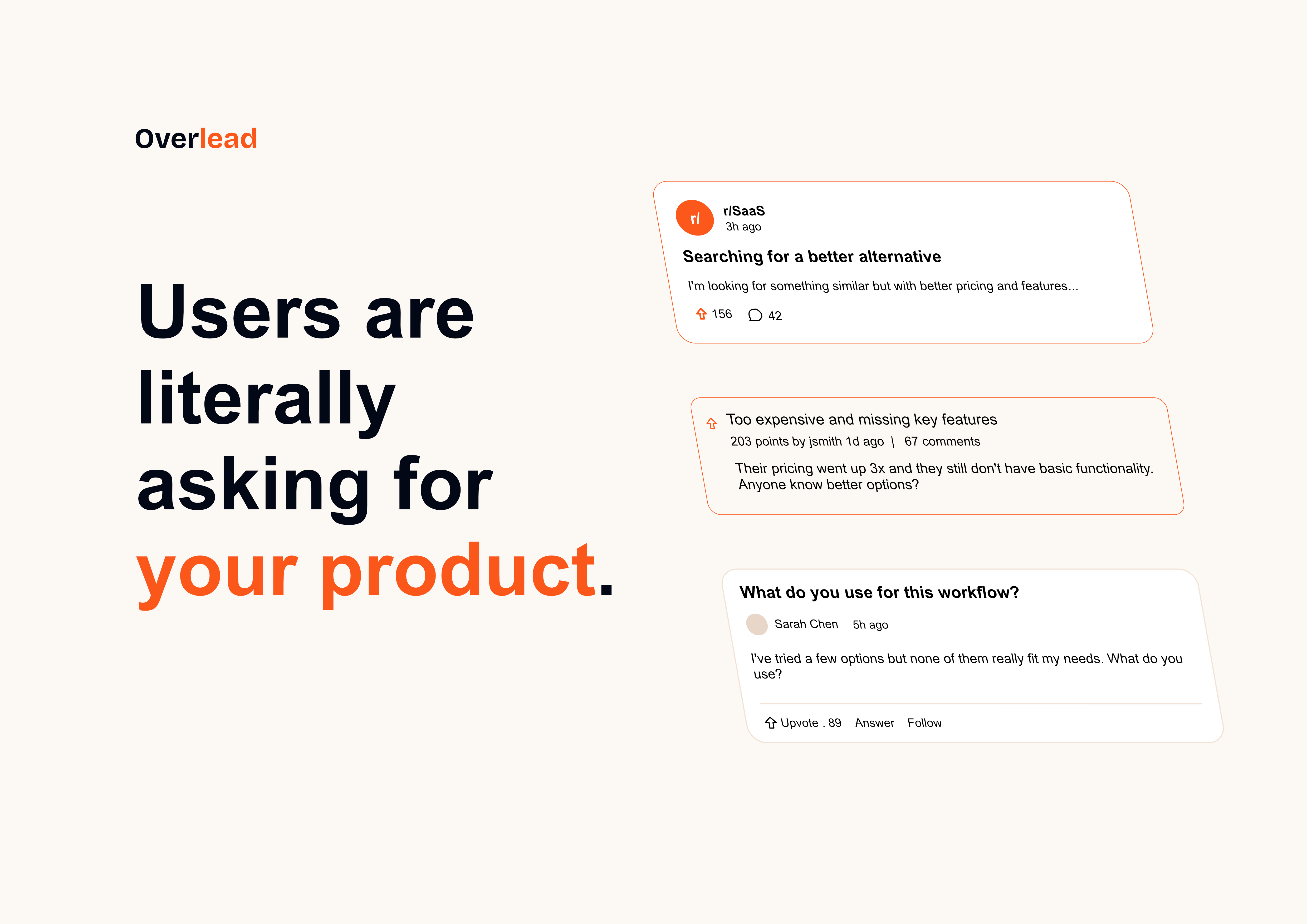 Overlead - Screenshot 2 showing product features and functionality
