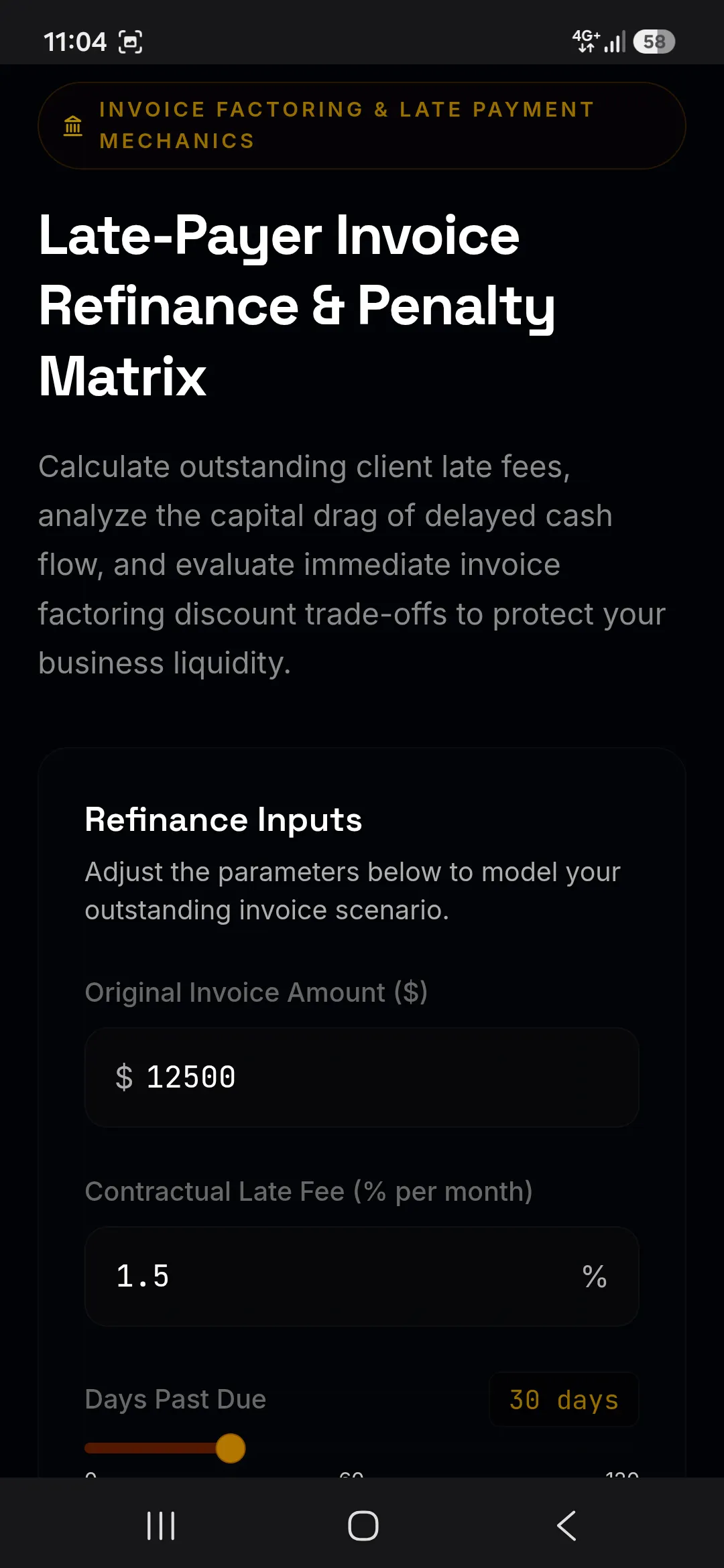 Freepaycalc, A Free Freelancer's Friend screenshot 3