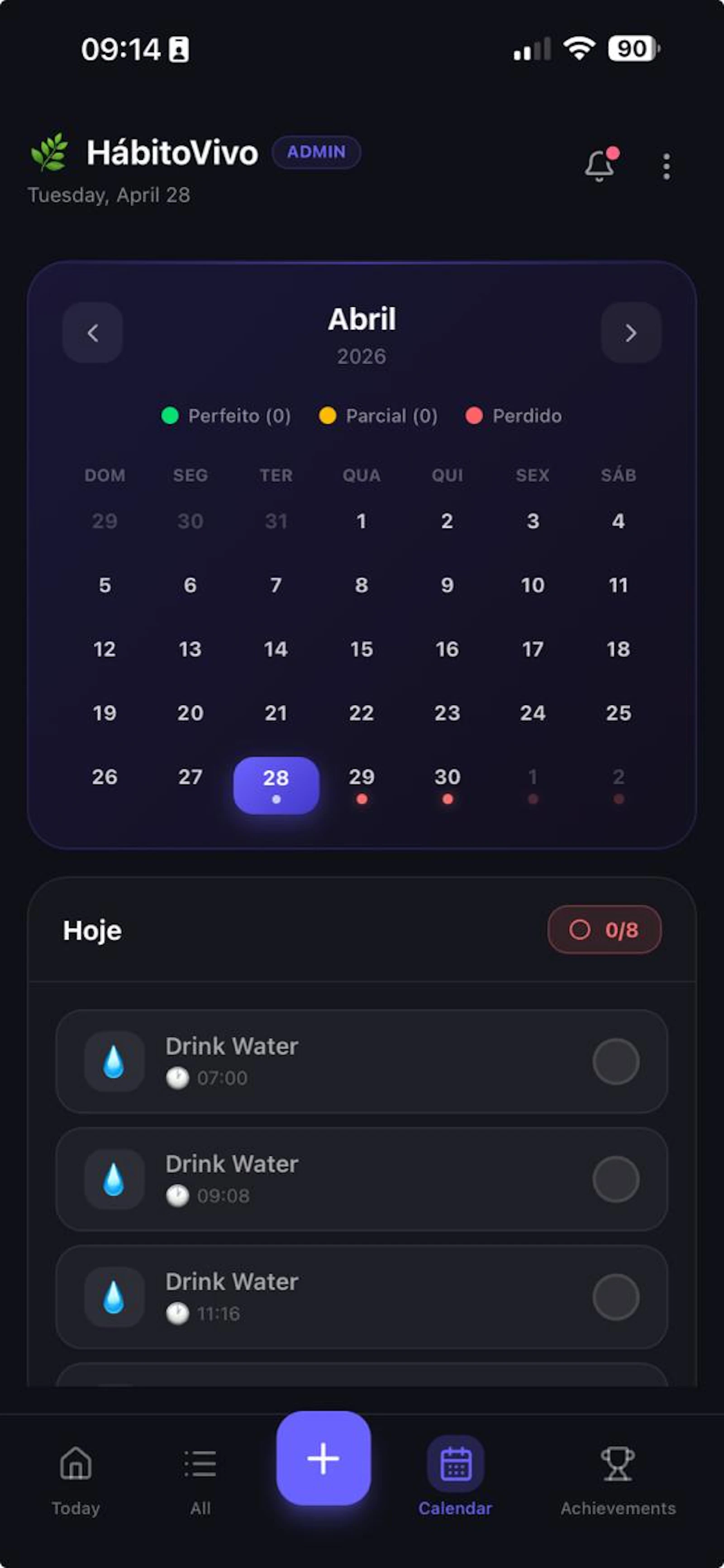HábitoVivo screenshot 3