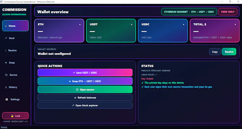 Commission Escrow International screenshot 2