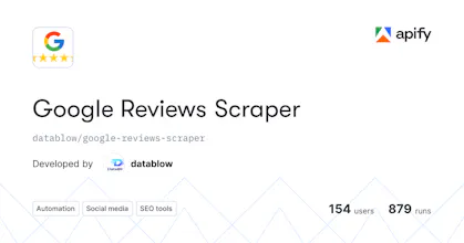 Google Reviews Scraper gallery image