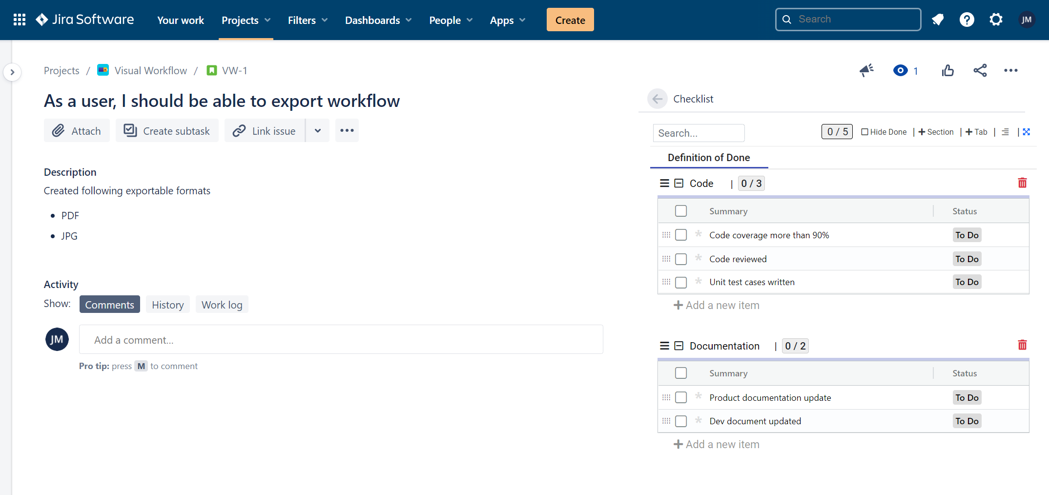 Контрольный список для Jira - TODO списки, критерии принятия, определение DED. медиа 5
