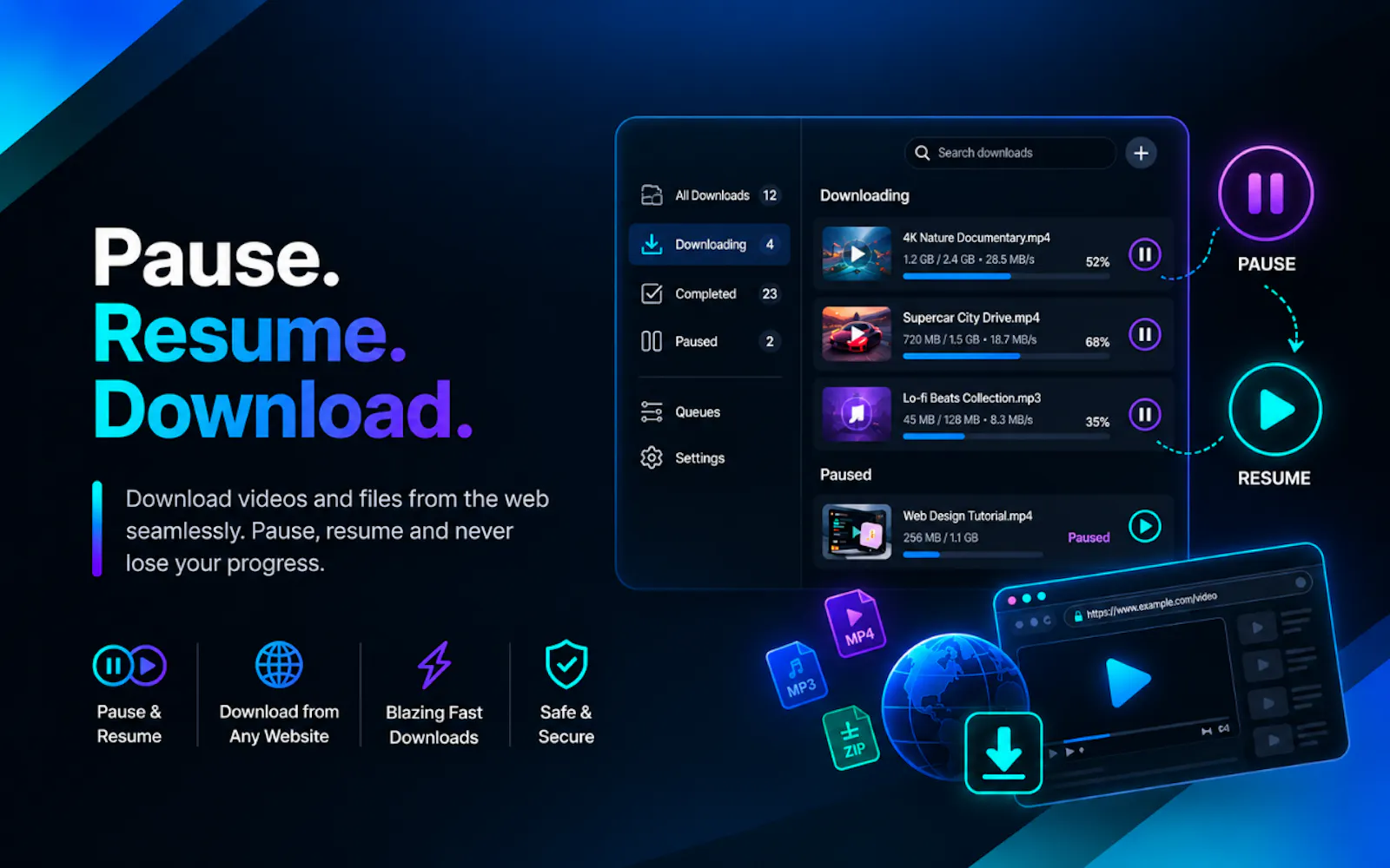 Lynx Download Manager screenshot 2