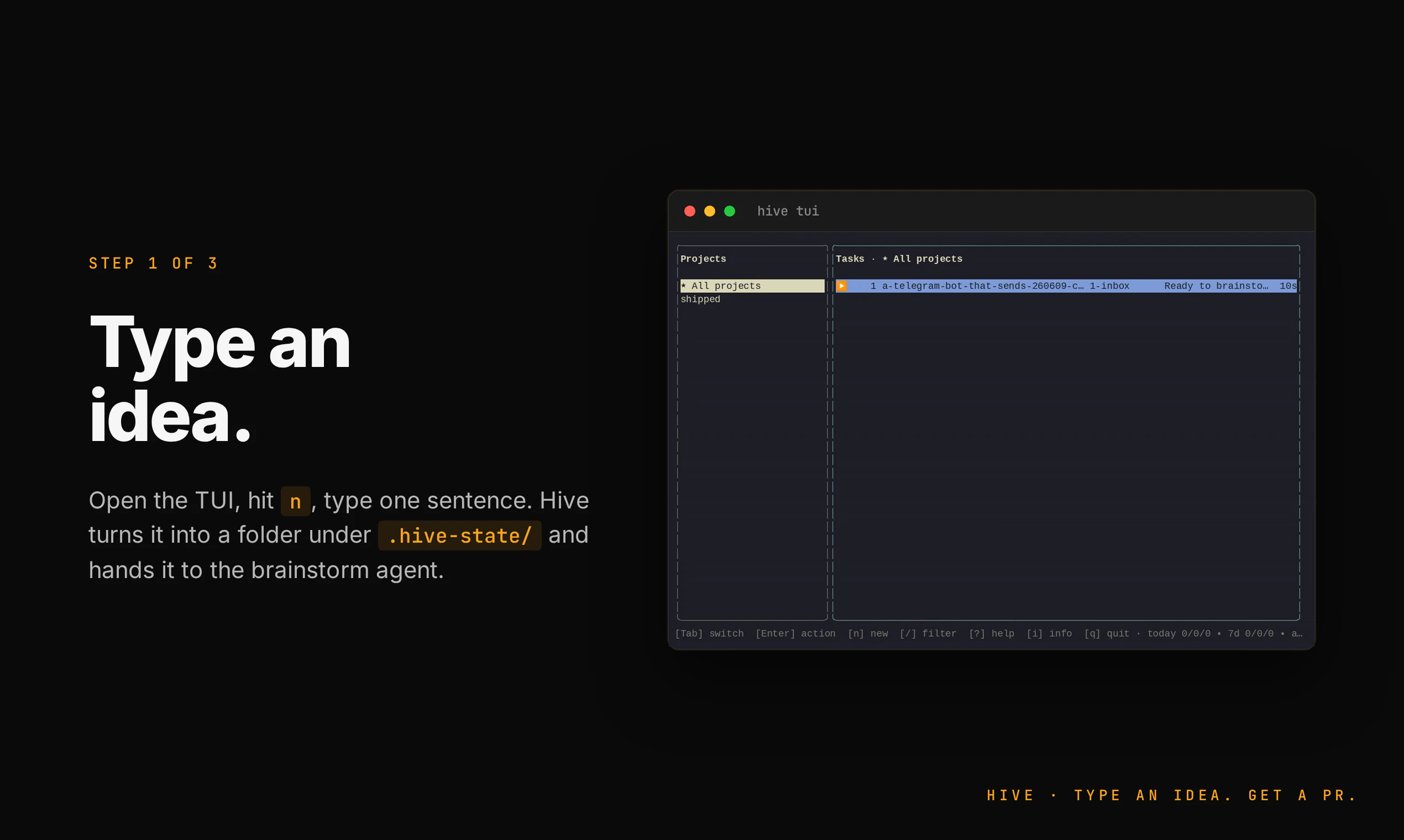 Hive screenshot 2
