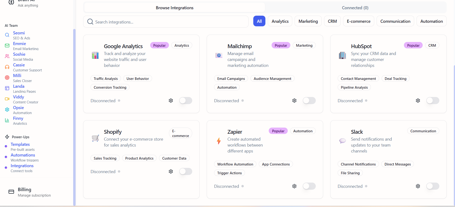 Média Équipe AI - Votre équipe de croissance 24/7 de l'IA - Remplacez 10 outils par une équipe d'IA qui développe votre entreprise 9