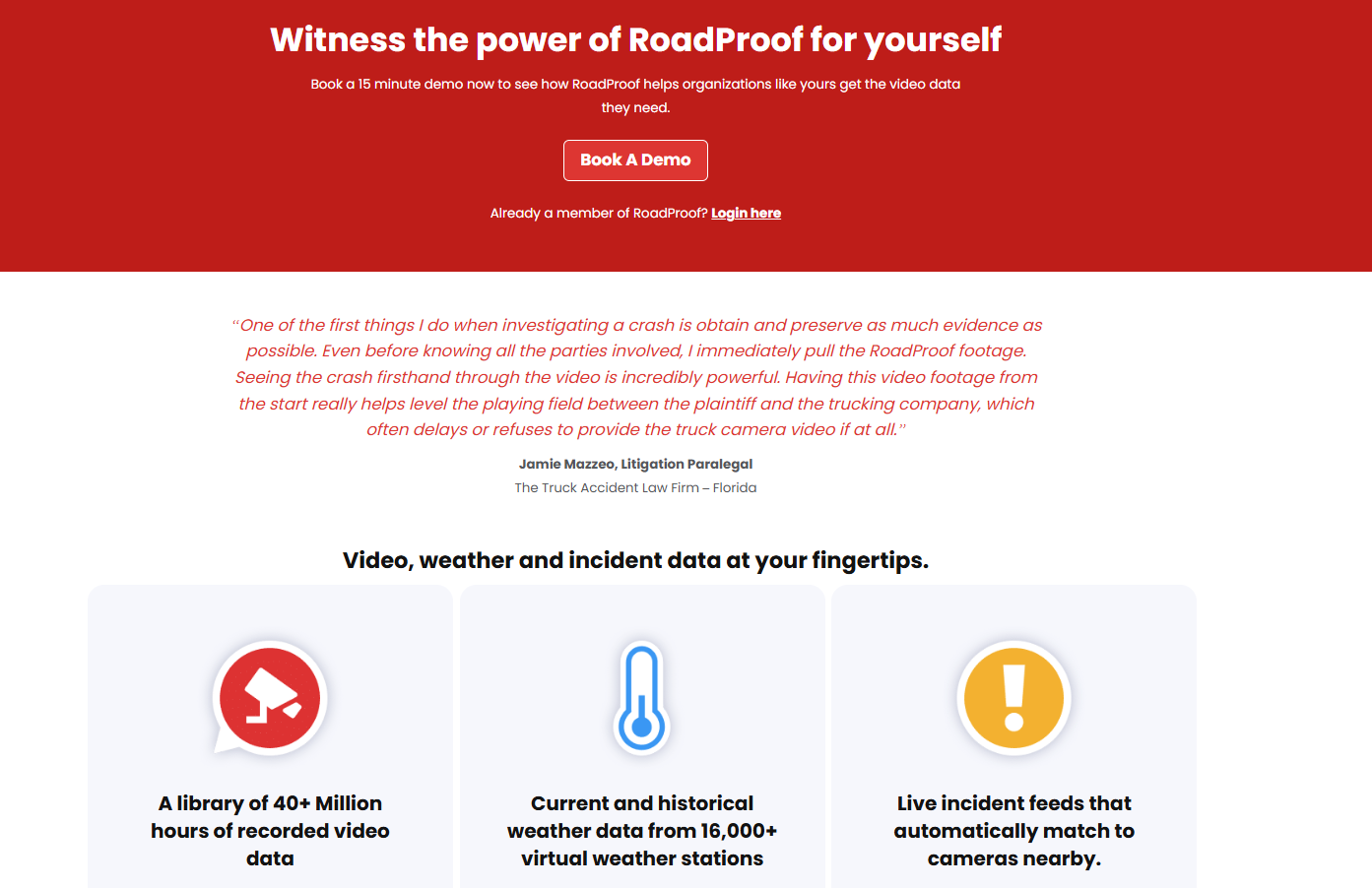 RoadProof - Screenshot 5 showing product features and functionality
