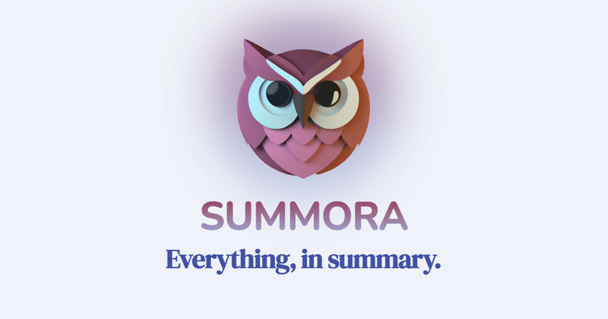 startuptile Summora-Everything in summary. Less fluff more facts.