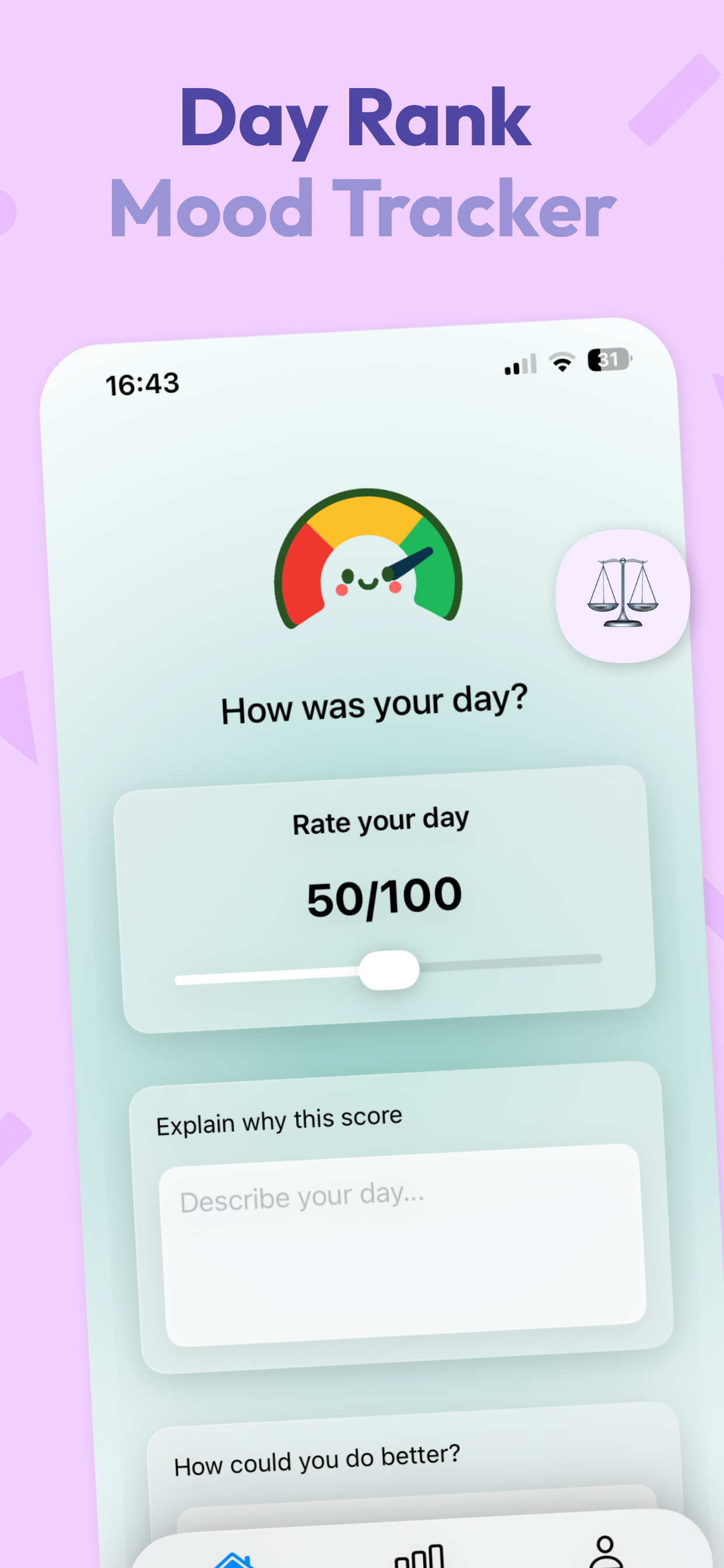 DayRank - Daily Mood Tracker gallery image