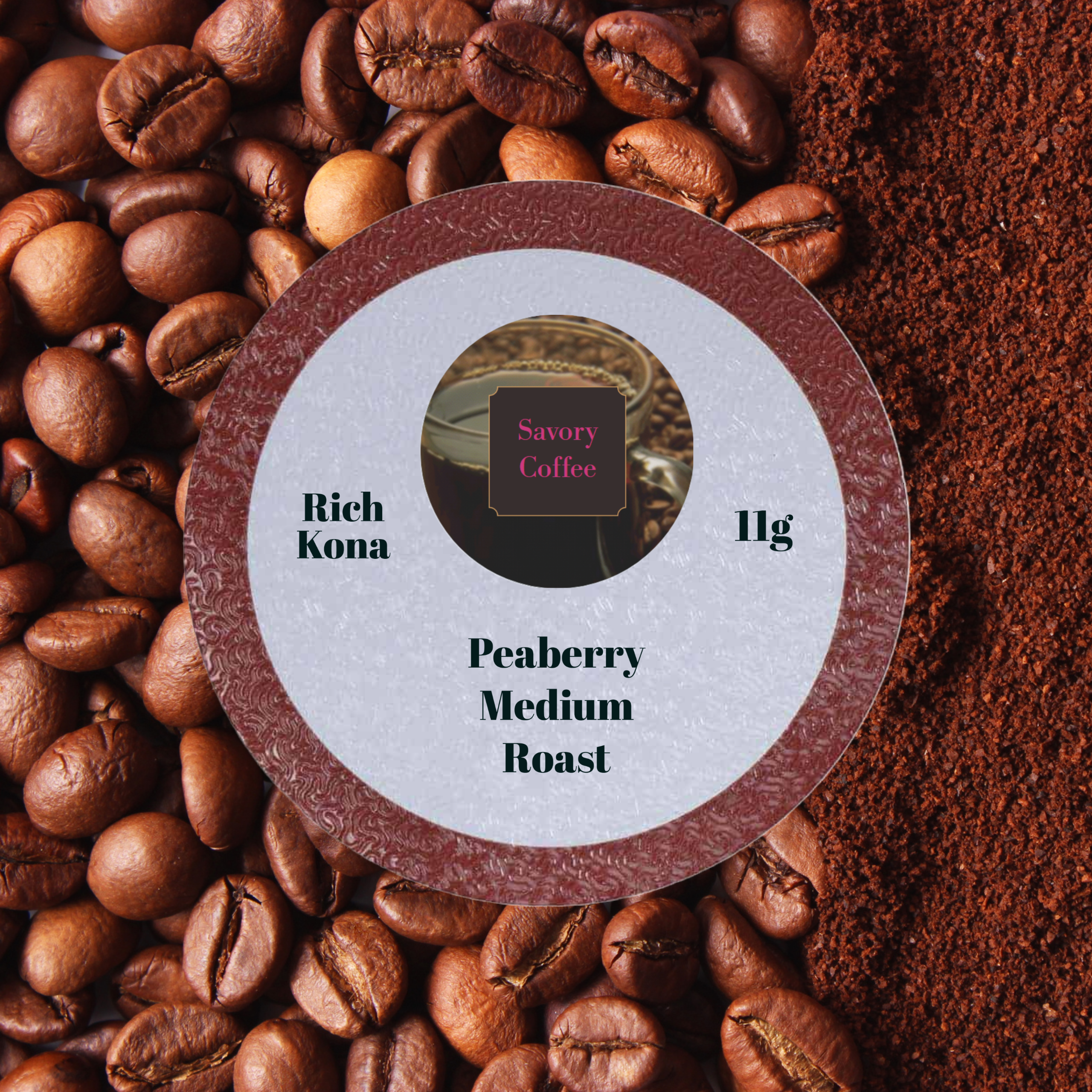 100% Kona Grown Kcup Coffee gallery image