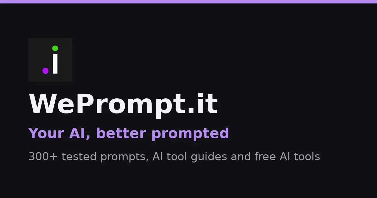 WePrompt gallery image