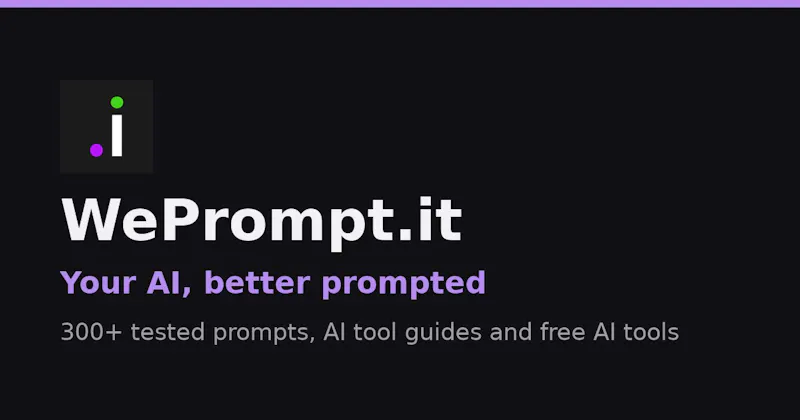 WePrompt screenshot 1