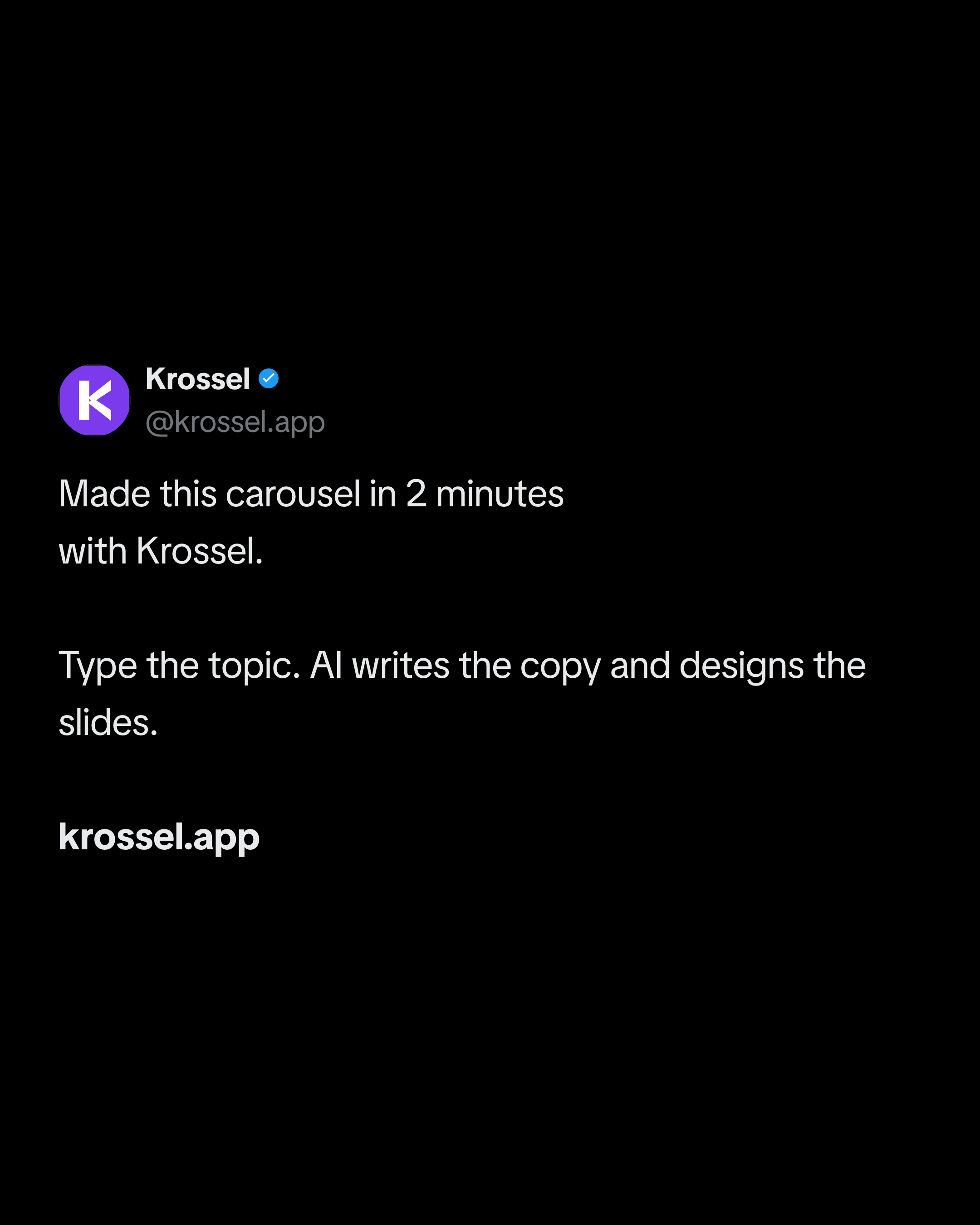 Krossel gallery image