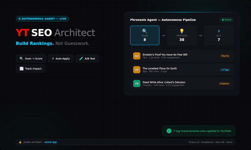 YT SEO Architect screenshot 2
