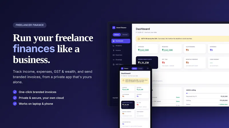 Freelancer Finance  screenshot 1