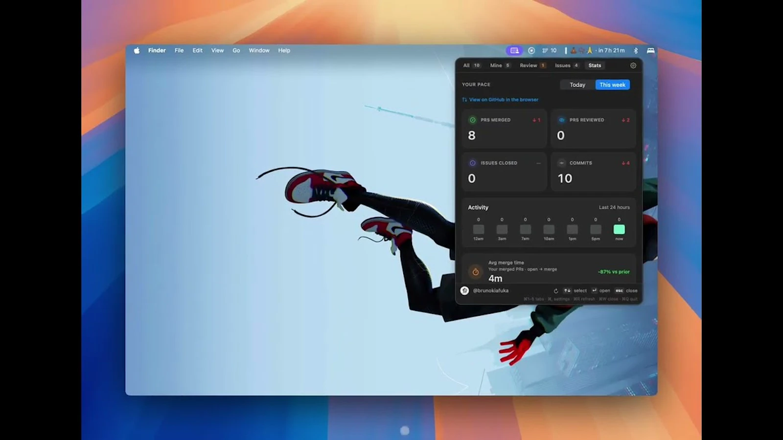 Gitbar screenshot 1 (video preview)