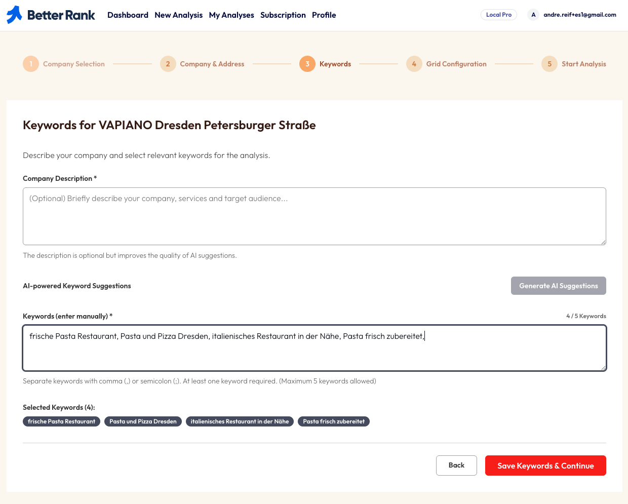 BetterRank.io - Screenshot 4 showing product features and functionality