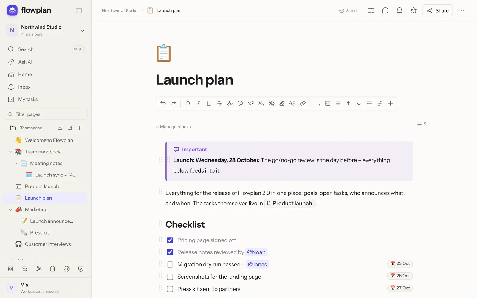 Flowplan gallery image