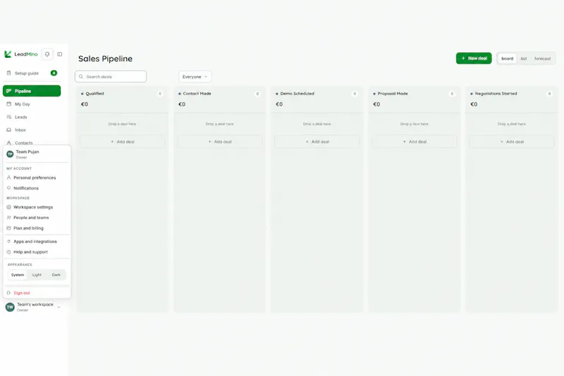LeadMino screenshot 1