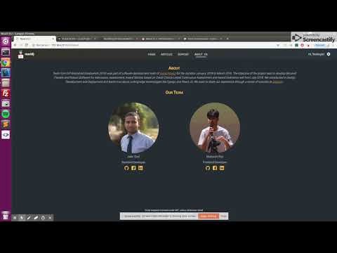 React DJ (Blog Management System) gallery image