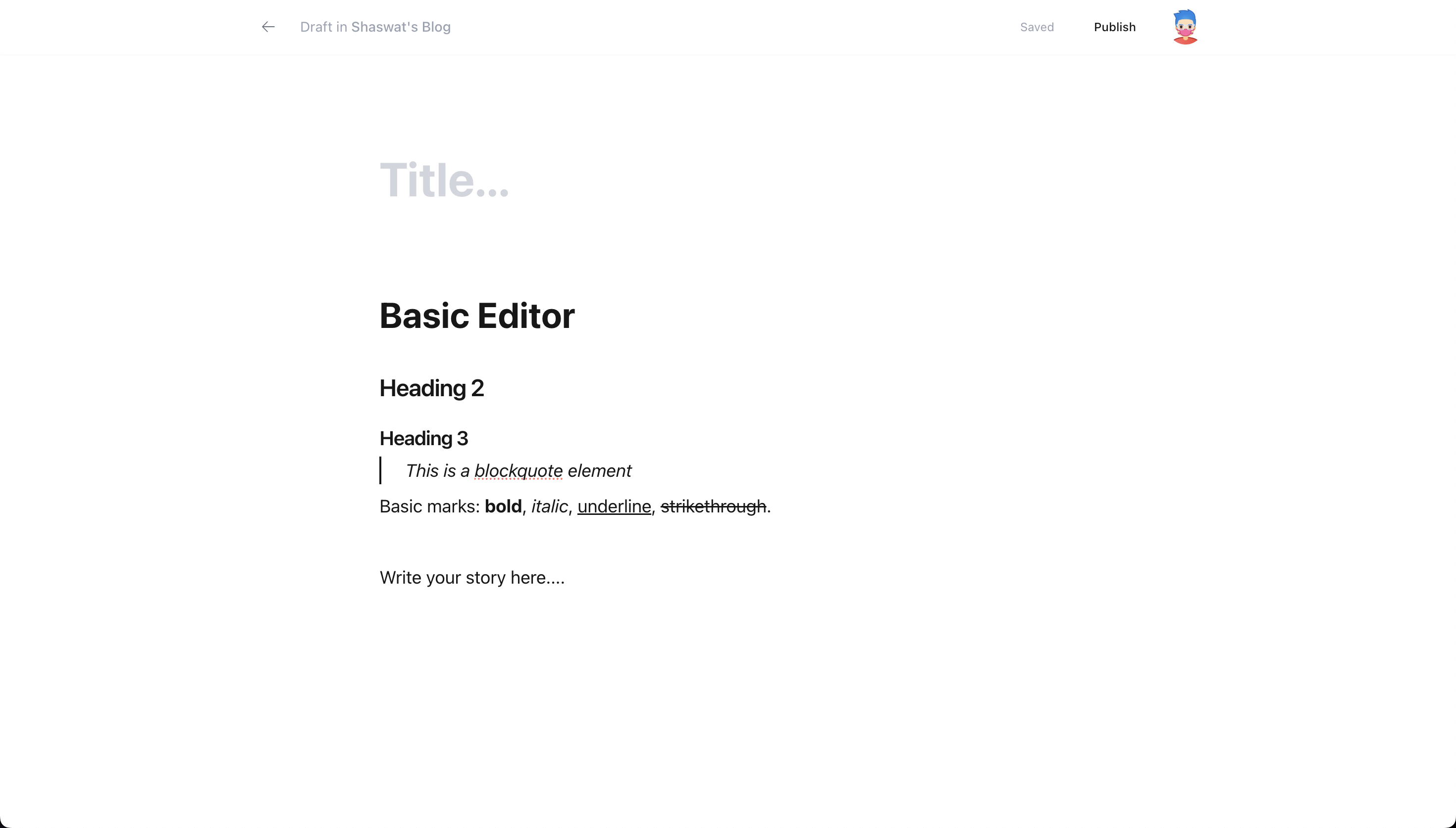 Unstory - Screenshot 2 showing product features and functionality
