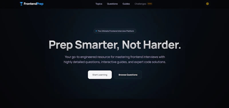 FrontendPrep screenshot 2