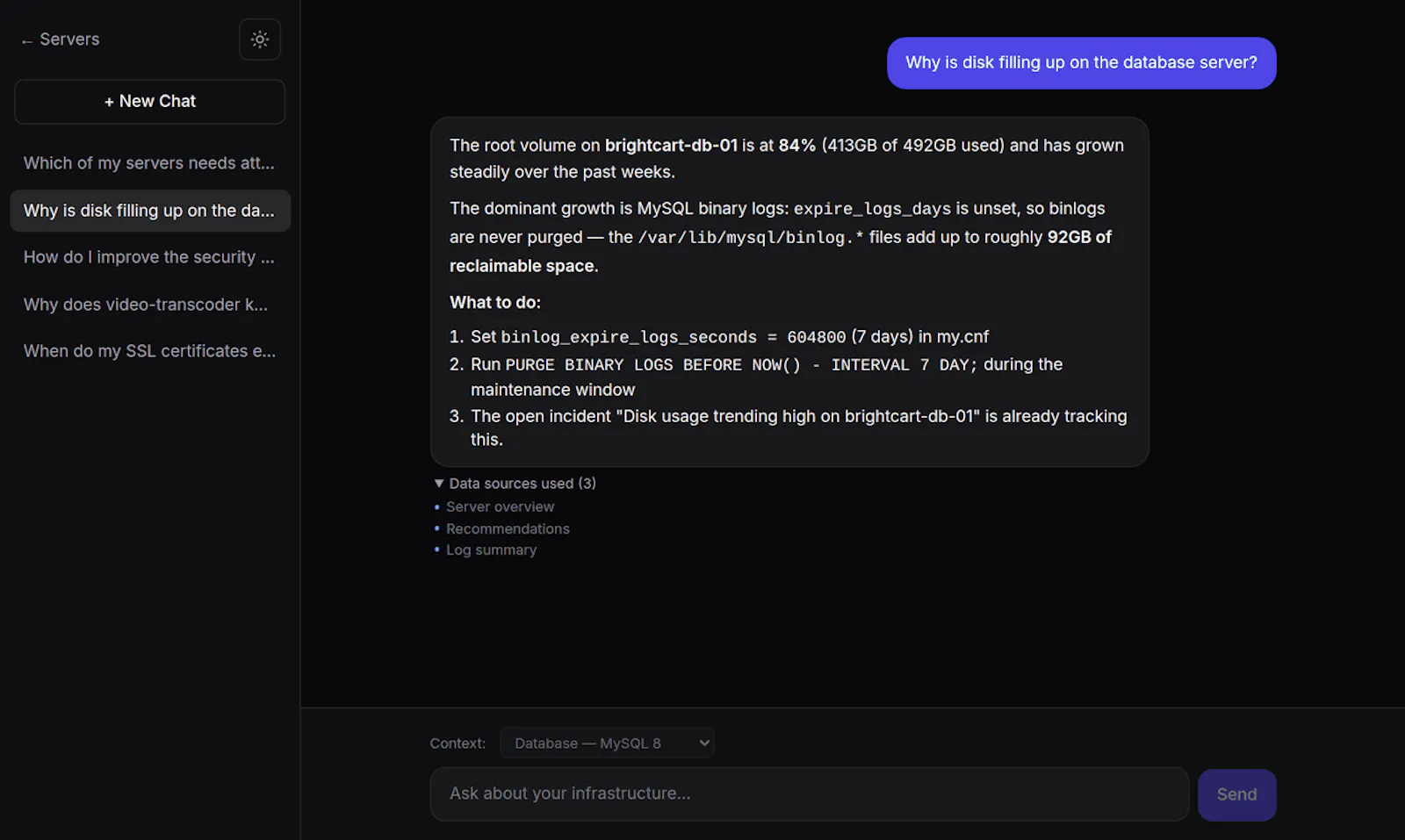 Opservo screenshot 5