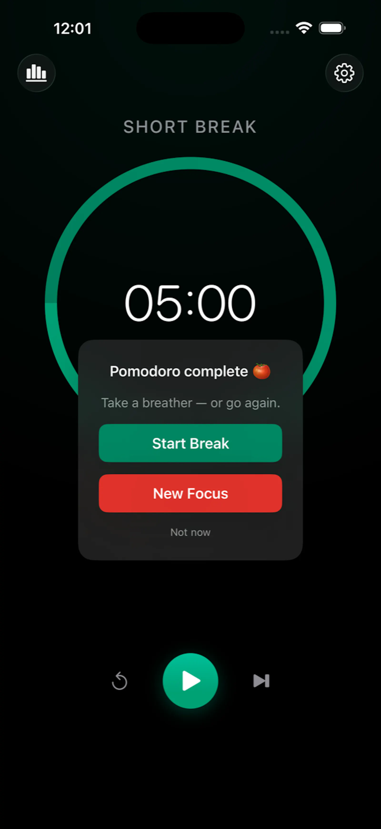Rossino: A pomodoro timer. screenshot 12