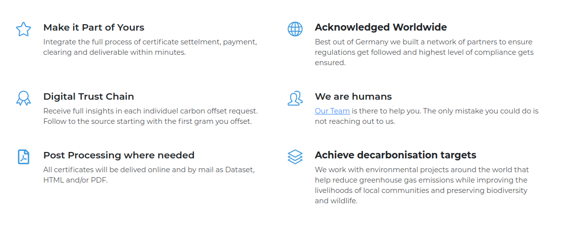 CO2 Offset API gallery image