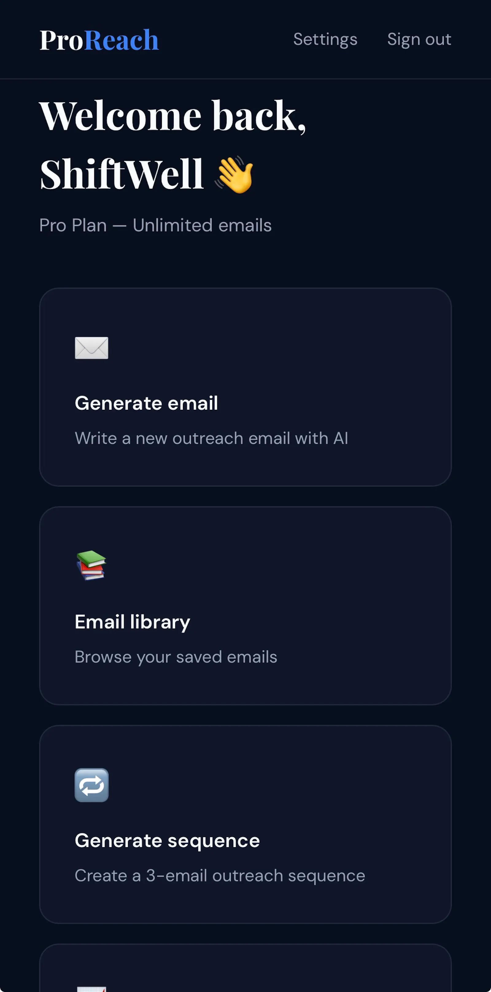 ProReach - Outreach Emails in Seconds screenshot 2