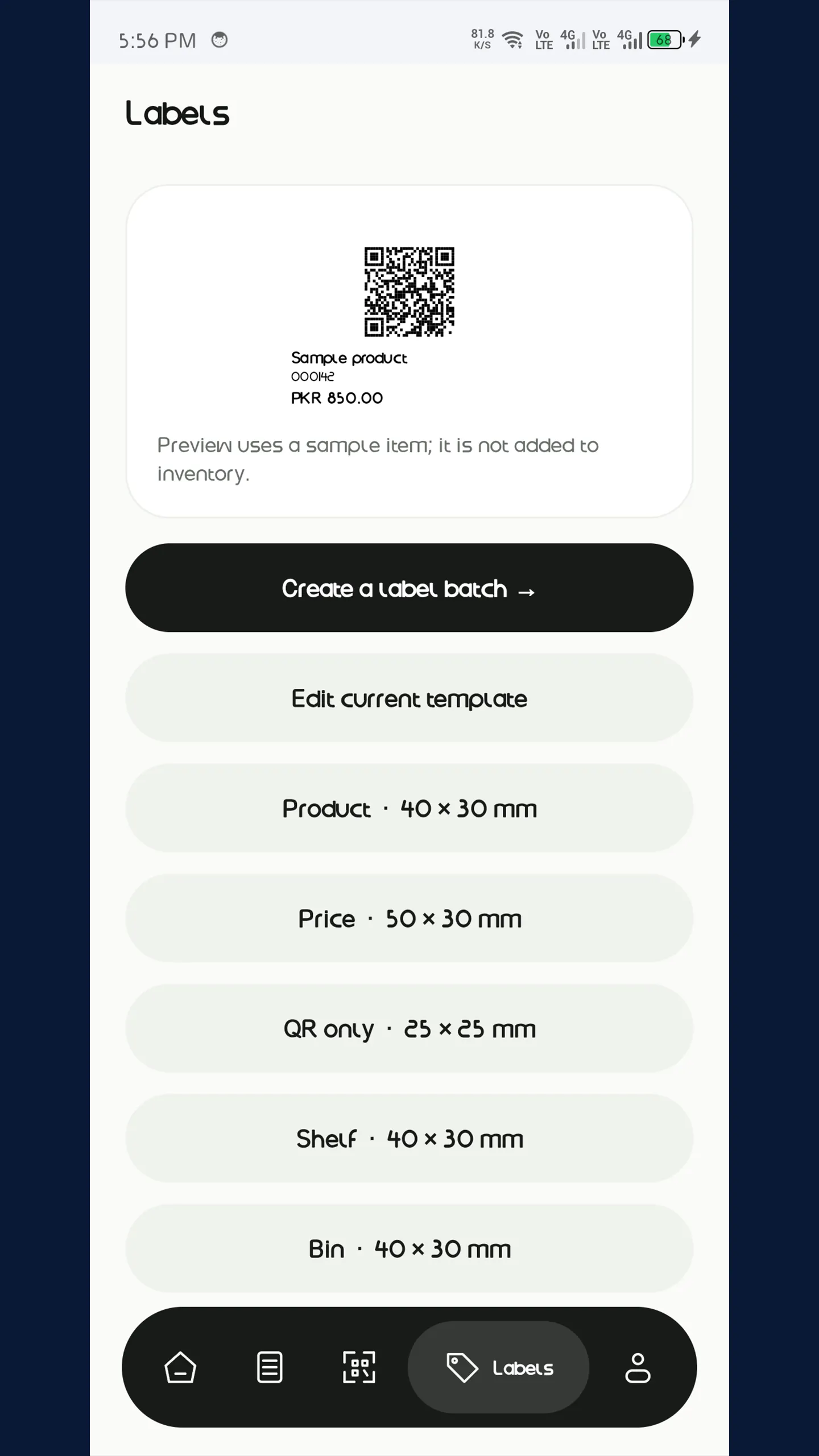 QR Label Maker gallery image