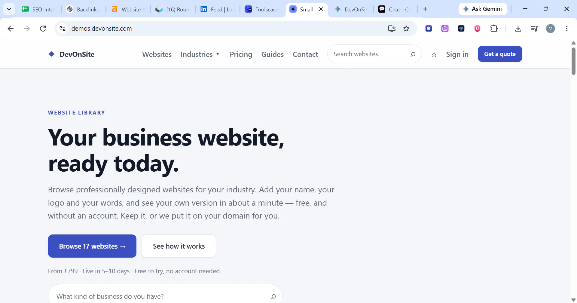 DevOnSite Demos