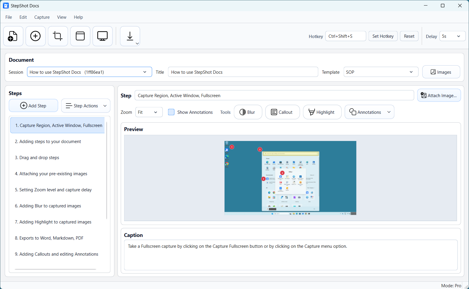 StepShot Docs gallery image
