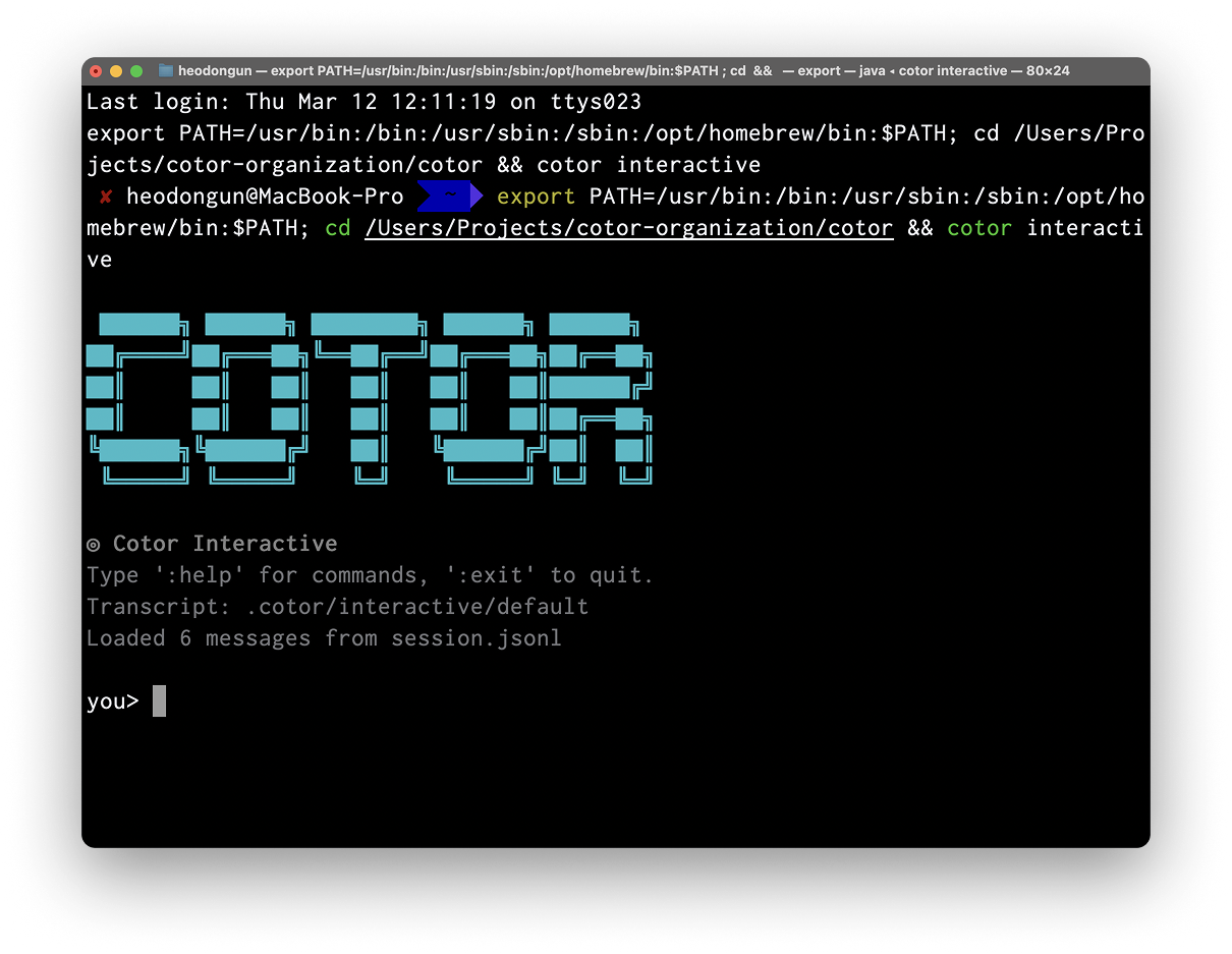 Cotor - Main product screenshot demonstrating key features and user interface