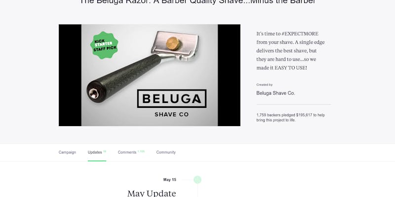 The Beluga Razor media 1