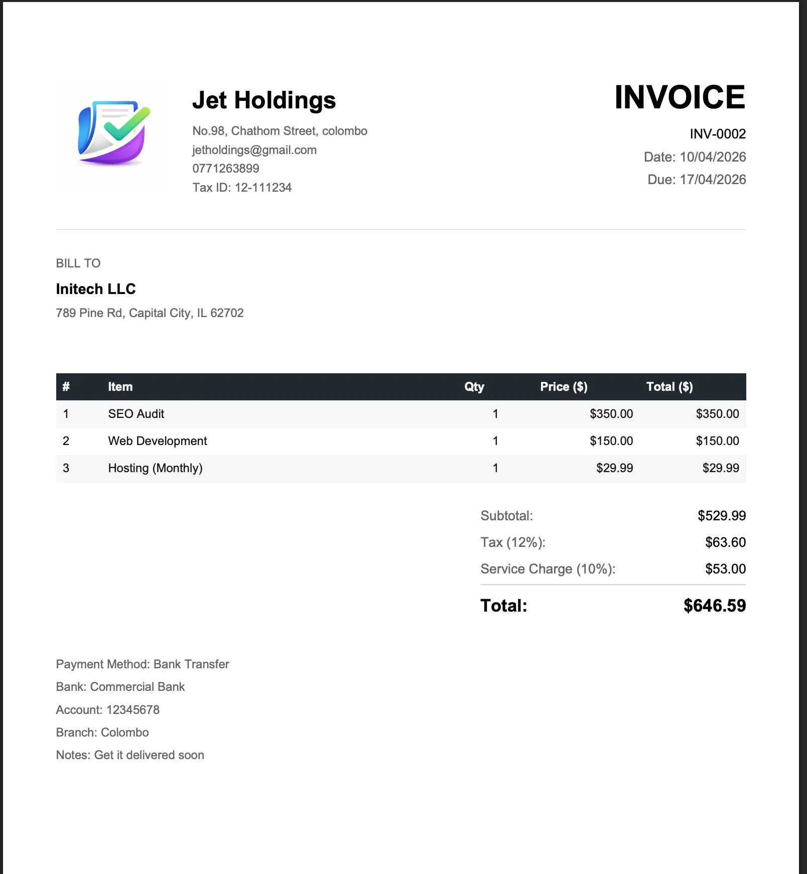 Invoicegeny gallery image