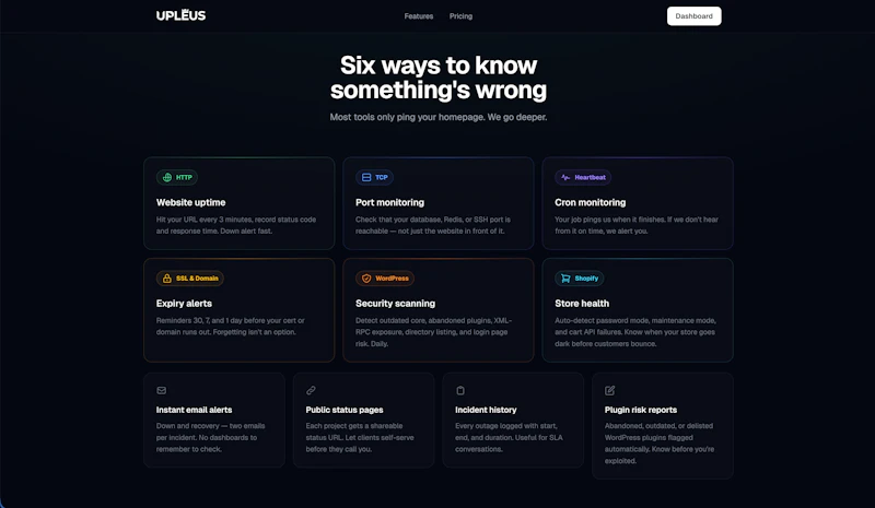 Upleus screenshot 2